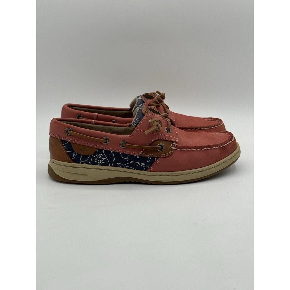 Sperry Top-Sider Women's Wine Red Colored Leather Casual Shoes Size 7 M